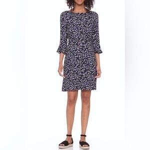 Banana Republic Floral Flutter-Sleeve Dress Size 14